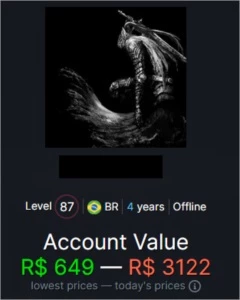 Conta Steam nível 87, com + de 90 jogos e emblema de 4 anos.