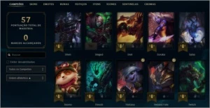Conta lol platina IV - League of Legends