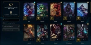 Conta lol platina IV - League of Legends