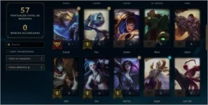 Conta lol platina IV - League of Legends