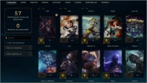 Conta lol platina IV - League of Legends