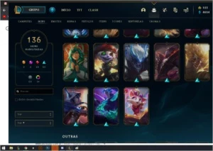 Conta de LOL 138 SKINS - League of Legends
