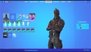 Conta de cavaleiro negro - Fortnite
