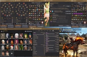 Black Desert SA, Feiticeira 62, 2 Carracas, Pote Hp/mp Infin