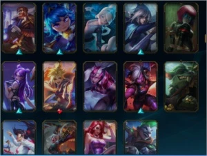 CONTA COM VÁRIAS SKINS - League of Legends LOL