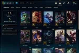 Conta Prata 2 baratinha - League of Legends LOL