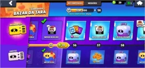 Conta Brawl Stars, 36 Brawlers, 12 Skins Raras, 18K Troféus