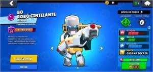 Conta Brawl Stars, 36 Brawlers, 12 Skins Raras, 18K Troféus