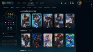 Conta League of Legends - BR Todos os Campeões e +1000 skins LOL