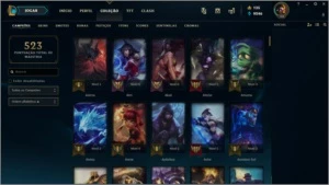 Conta League of Legends - BR Todos os Campeões e +1000 skins LOL