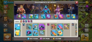 Conta cv18//Menor preço do site//5construtores - Clash of Clans