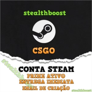 Conta CSGO [ PRIME ATIVO ] - Conta Steam com prime ativo - Counter Strike