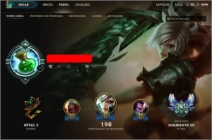 CONTA D3 - 100+heroes 100+skins - League of Legends LOL