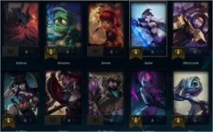 Conta League of Legends S9 Diamond 1 - Atualmente na MD10 LOL