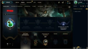 Conta League of Legends S9 Diamond 1 - Atualmente na MD10 LOL