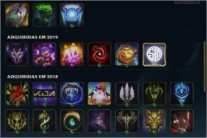 CONTA UNRANKED 29 SKINS, 61 CAMPEÕES - League of Legends LOL