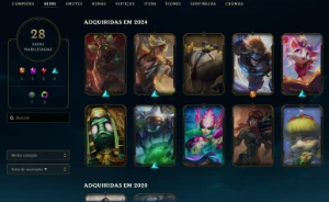 Conta Lol Mestre Handlvl Season 4 - League of Legends