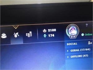 Conta LoL Com várias skin, ícones, rp, etc - League of Legends
