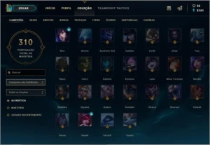 Conta League of Legends Platina IV LOL