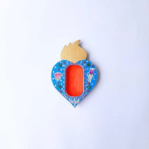 Relicário Mexicano Azul - Artesanato e Personalizados