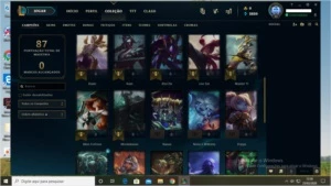 Conta Ouro IV, 6 skins, 31 champz. MMR BOM. - League of Legends LOL