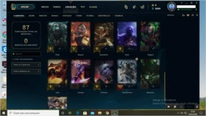 Conta Ouro IV, 6 skins, 31 champz. MMR BOM. - League of Legends LOL