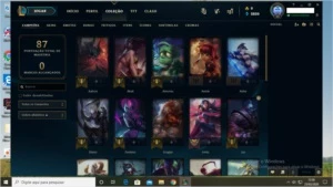 Conta Ouro IV, 6 skins, 31 champz. MMR BOM. - League of Legends LOL