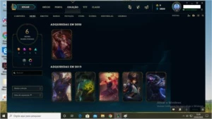 Conta Ouro IV, 6 skins, 31 champz. MMR BOM. - League of Legends LOL