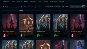 Varias Skins, Runas, Emotes, Icones. Conta FULL - League of Legends LOL