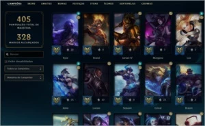 Varias Skins, Runas, Emotes, Icones. Conta FULL - League of Legends LOL