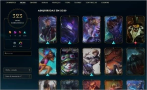 Varias Skins, Runas, Emotes, Icones. Conta FULL - League of Legends LOL