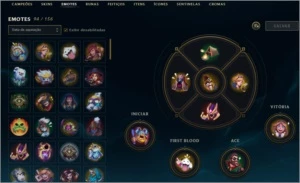Varias Skins, Runas, Emotes, Icones. Conta FULL - League of Legends LOL