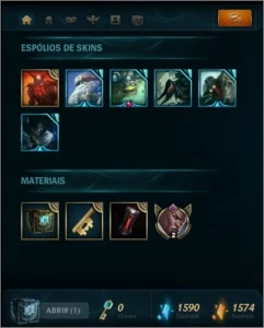 Conta borda Diamante, várias skins. - League of Legends LOL