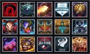 Conta borda Diamante, várias skins. - League of Legends LOL