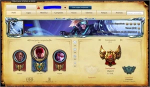 Conta borda Diamante, várias skins. - League of Legends LOL
