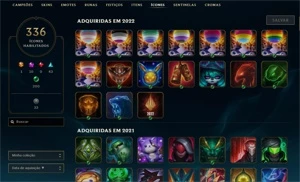 Conta Antiga 2016 - TOP - Único dono - League of Legends LOL