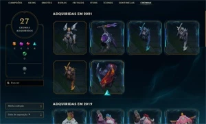 Conta Antiga 2016 - TOP - Único dono - League of Legends LOL