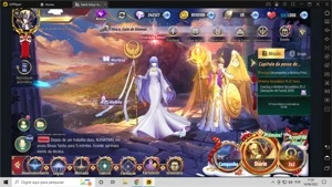 Conta TOP Saint Seiya Awakening  242k de gemas,  898 estrela SSA