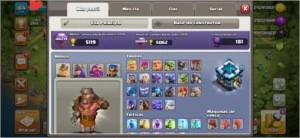 Cv13 semi Full + clã lv 16 - Clash of Clans