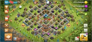 Cv13 semi Full + clã lv 16 - Clash of Clans