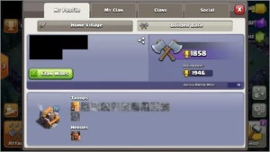 CV8 Coringa com defesas nível 1 - Clash of Clans