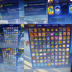 Conta Ladmo Alphamon Aox 75/75, Muitos Selos E Digi Sup - Digimon Masters Online