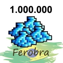 1.000.000 GOLD - SERVIDOR BRASILEIRO: FEROBRA - Tibia