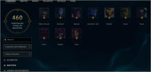 Conta League of Legends Ouro V LOL