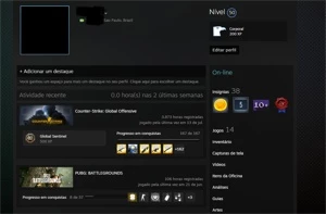 CONTA STEAM LVL 50- LEVEL 20 GC, LVL 10 FACEIT, MM GLOBAL + - Counter Strike CS