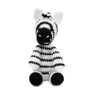 Zebra em Amigurumi - Artesanato e Personalizados