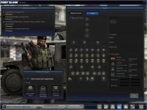 Point Blank: Conta Tenente Coronel 1/ Todas as boinas. PB