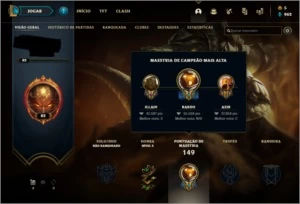 conta do lol - League of Legends