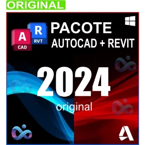 Autocad + Revit para windows - original - Softwares e Licenças