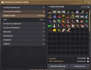 Conta SA Lv 61 Barraca P2W, Kit Reroll, Nome de famila e + - Black Desert